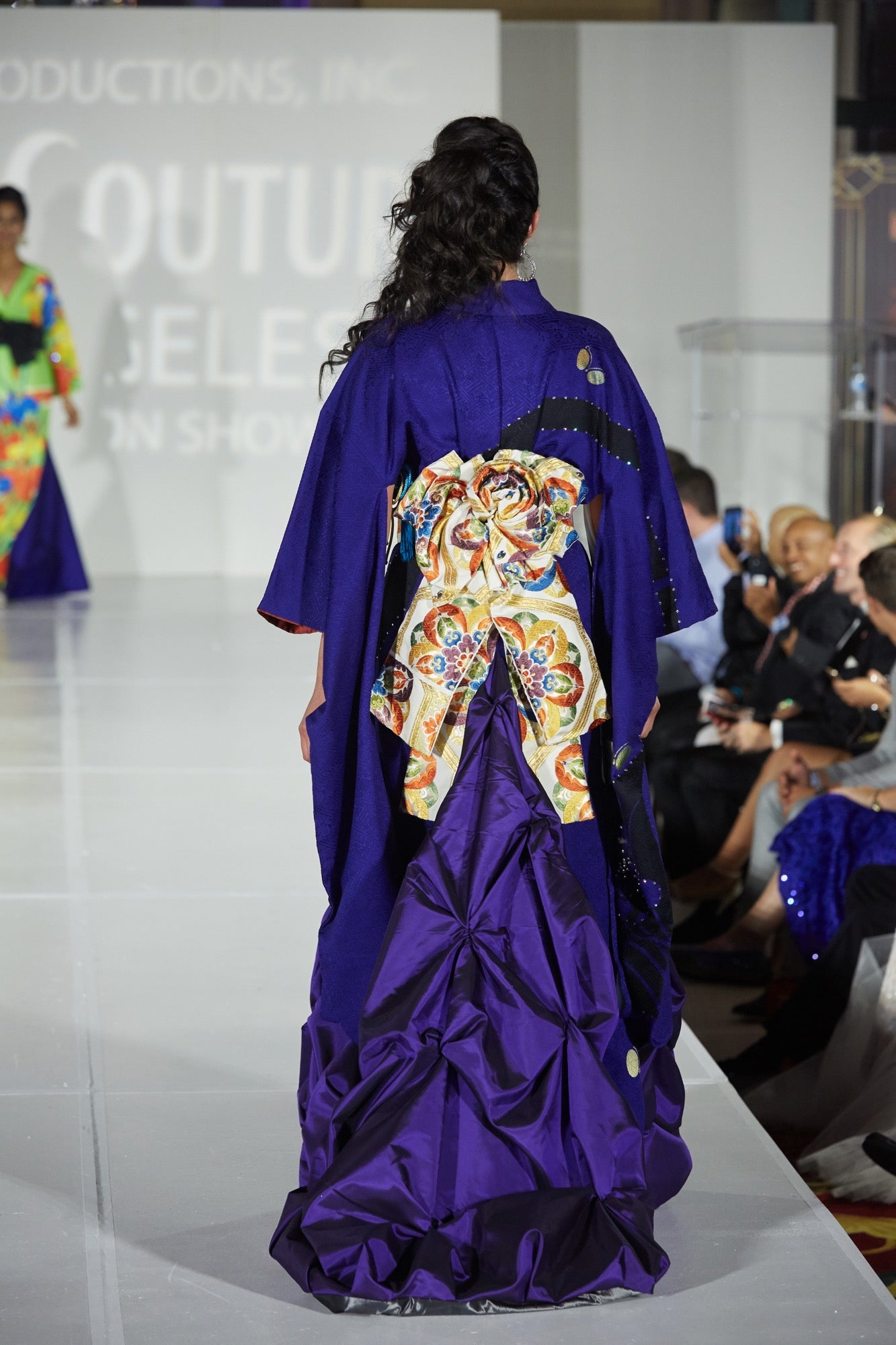 Imperial Bloom Kimono Gown
